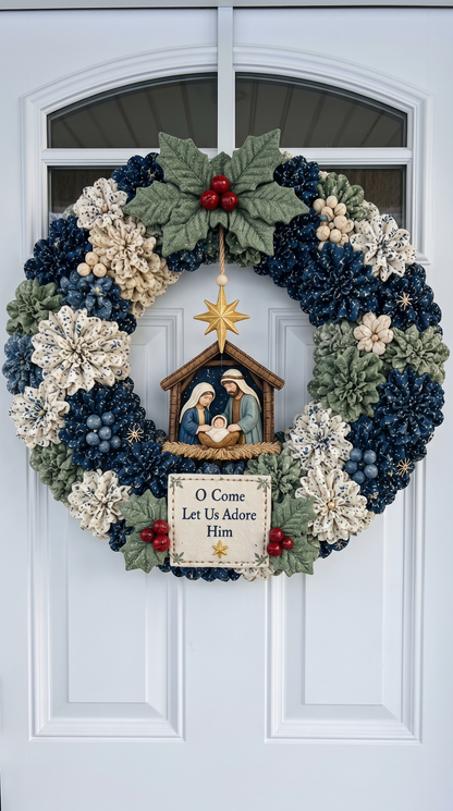 FROSTPEARL CHRISTMAS WREATH ART KIT