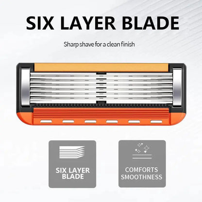 💥Men's Unscented Precision Razor Blade Replacement Handheld Kit🪒