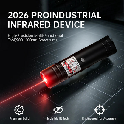 ⚡🔦2026 New Design 120W 900-1100NM Powerful IR Laser Pointer,Professional Tactical & Optical Grade