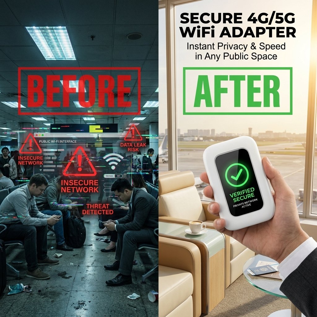 [Global Coverage, Lifetime Free]Unlimited Portable Wi-Fi