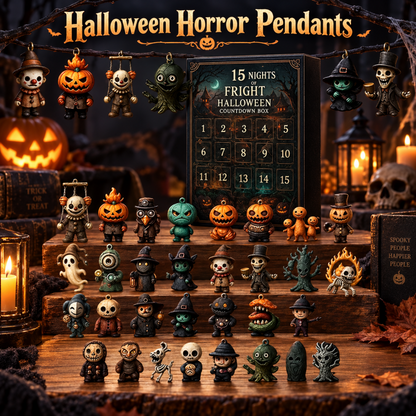 Zavenastore 15 Nights Fright Halloween Countdown Box