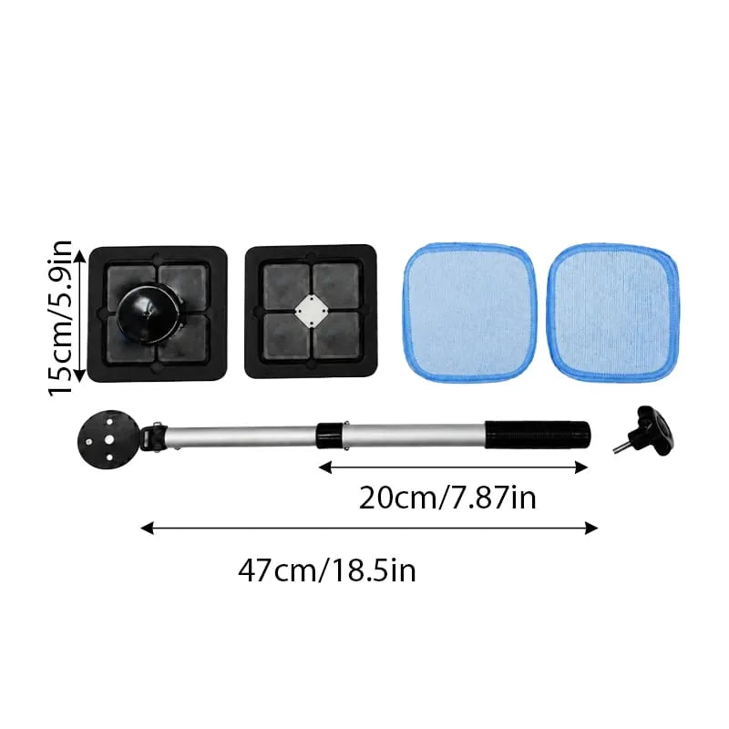 Double Sided Magnetic Windshield Cleaning Kit