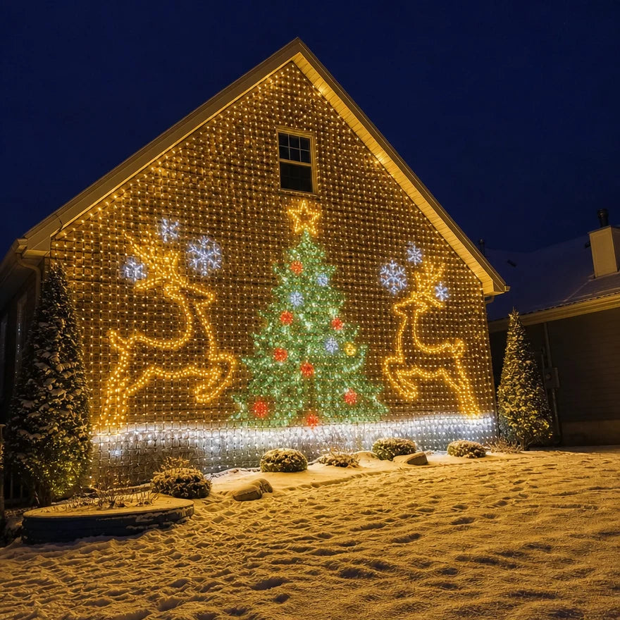 LED Halloween&Christmas Curtain Lights