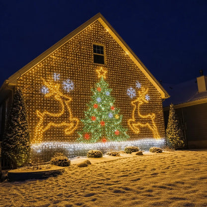LED Halloween&Christmas Curtain Lights