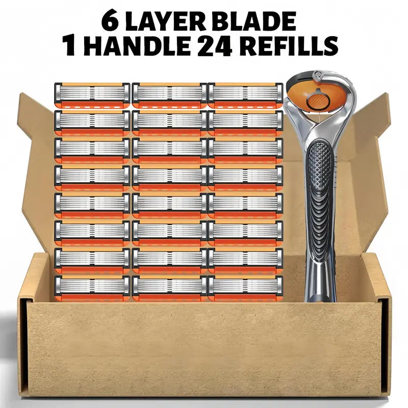 💥Men's Unscented Precision Razor Blade Replacement Handheld Kit🪒