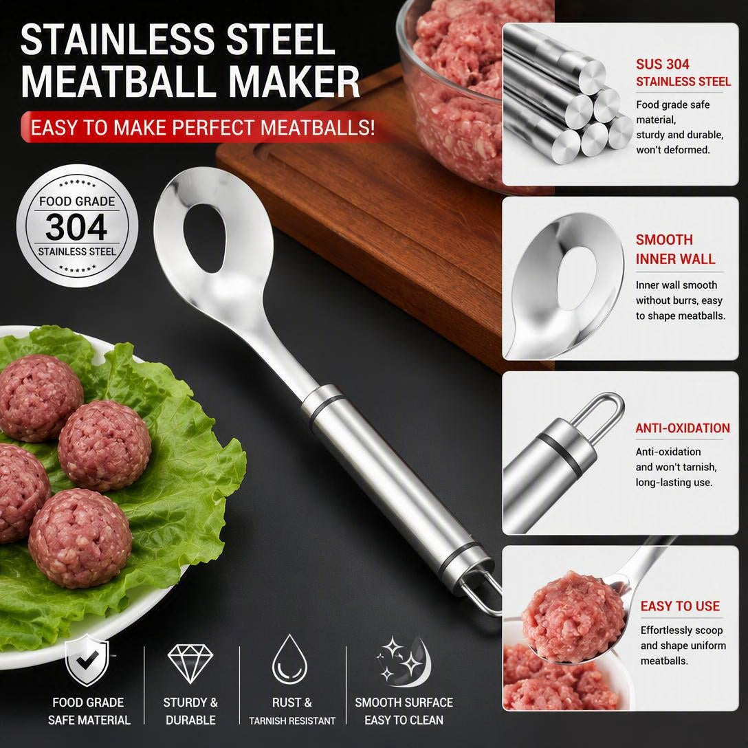 Stainless Steel Meatball Scoop