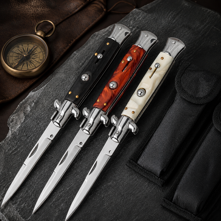 Vintage Stiletto Folding Pocket Knife