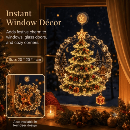 ZavenastoreTM⭐ Christmas Suction Cup Window Light