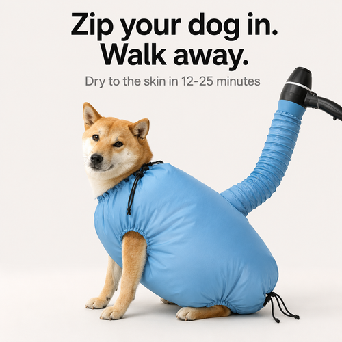 Drying Bag – Quick Dry Pet Hair Drying Suit for Small, Medium & Large Dogs and Cats