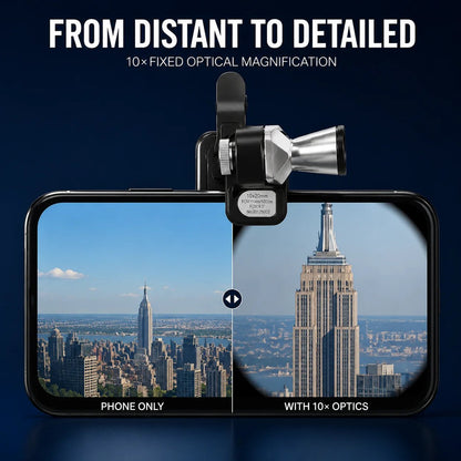 🔥 Last Day 49% OFF 🔭 10×20 Mini Monocular Phone Telescope