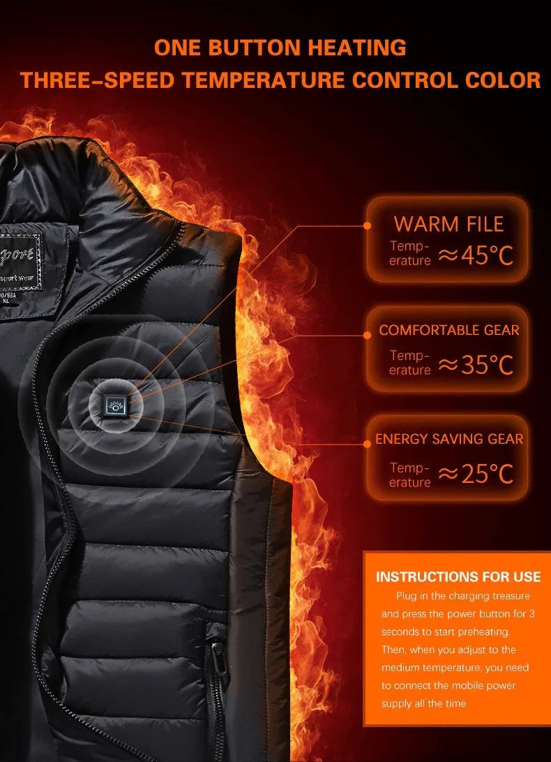 🔥Two-touch LED Controller Heated Vest For Men & Women