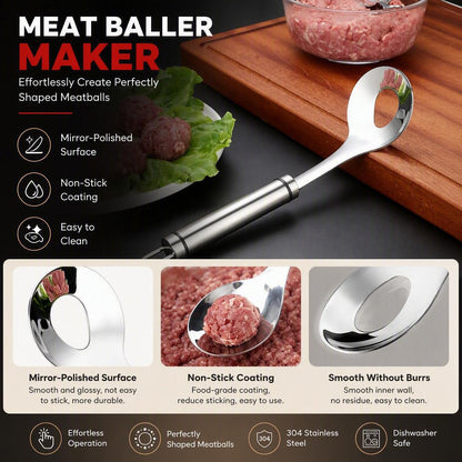 Stainless Steel Meatball Scoop