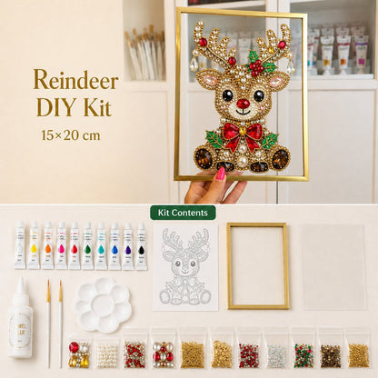 DIY Jeweled Christmas Tree Art Kit