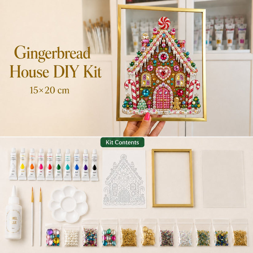 DIY Jeweled Christmas Tree Art Kit