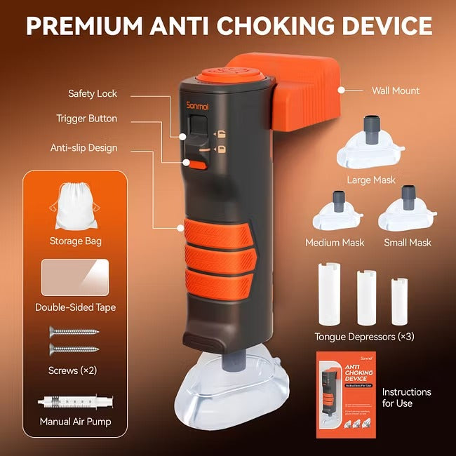 Sonmol Premium Anti Choking Device with 3 Masks